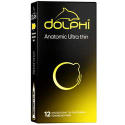 Dolphi Anatomic Ultra thin Анатомічні надтонкі, 12 шт