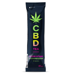 Чай YOGODA Лісові ягоди з канабідіолом(Концентрат) стік 40 гр 6 шт