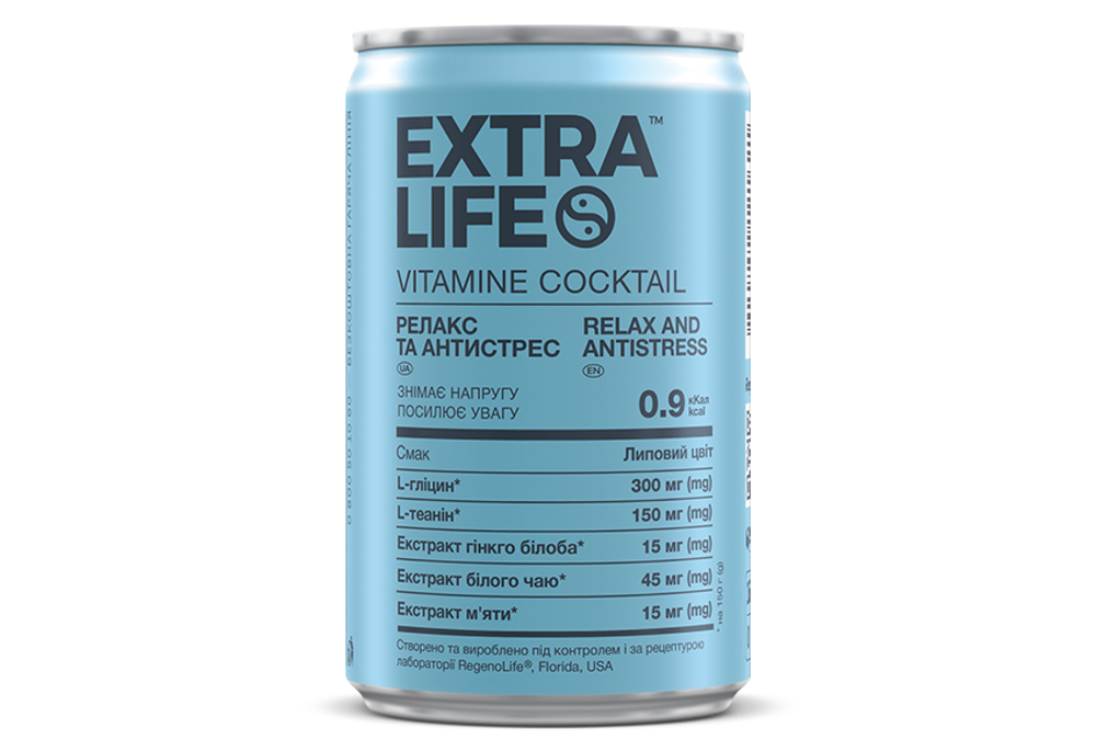 Напій Extra Life Релакс + Антистрес, 150 мл