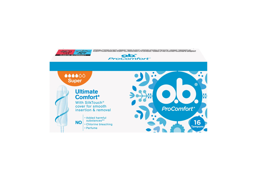 Тампони гігієнічні o.b. ProComfort Super, 16 шт