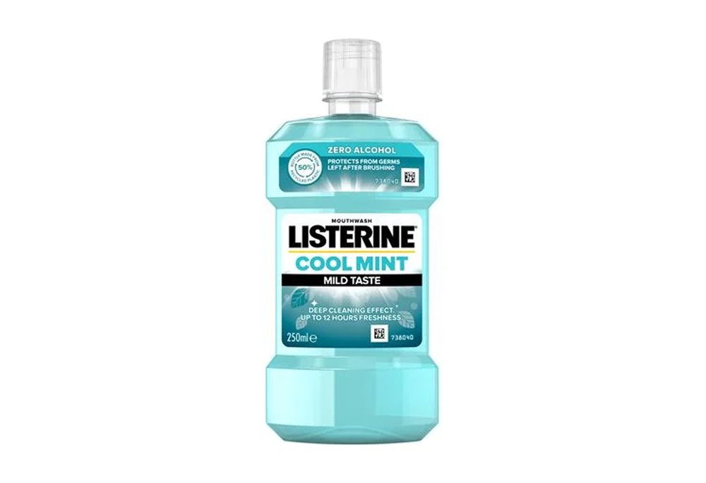 Ополіскувач для порожнини рота Listerine Cool Mint Свіжа м'ята М’який смак, 250 мл