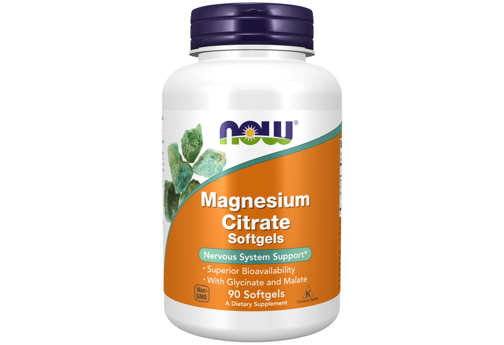 Магній цитрат NOW Magnesium Citrate капсули, 120 шт