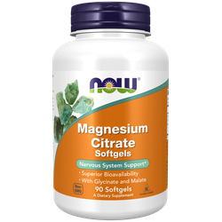 Магній цитрат NOW Magnesium Citrate капсули, 120 шт