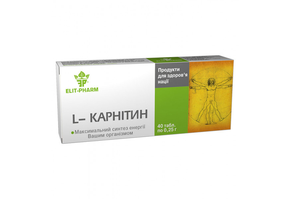 L-карнітин Elit-Pharm таблетки №40