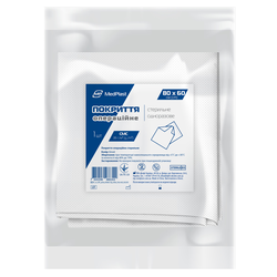 Покриття операційне стерильне MP MedPlast 80 см*60 см, СМС 35 г/м², білий