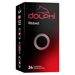 Dolphi Ribbed з ребрами, 24 шт, пом'ята упаковка