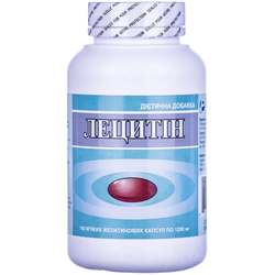 Лецитін капсули у флаконі по 1200 мг, 100 шт