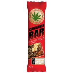 Батончик-мюслі Cannabis Bar з горіхами + насіння канабісу, 40 г