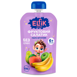 Пюре фруктове Elfik Magic Фруктовий салатик, 100 г
