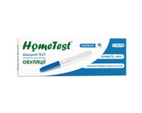 Тест HomeTest для визначення овуляції швидкий ультрачутливий 25 мМЕ/мл, 2 шт, пом'ята упаковка