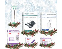 Новорічний набір з термометром MedHit Safe, тонометром MedHit Control, небулайзером MedHit Care, глюкометром 2B Ultra, ланцетами 2B 28G та тест-смужками 2B Ultra