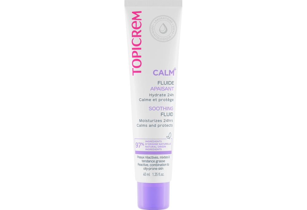Флюїд для обличчя Topicrem Calm+ ультразволожуючий заспокійливий, 40 мл