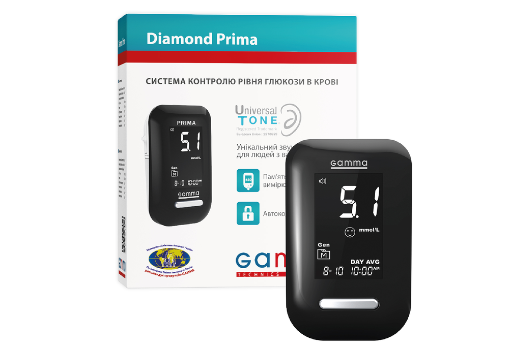 Глюкометр GAMMA DIAMOND PRIMA