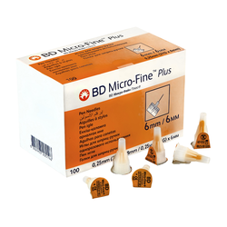 Голки для шприц-ручки BD Micro-Fine Plus 31G (0.25 x 6 мм), 100 шт