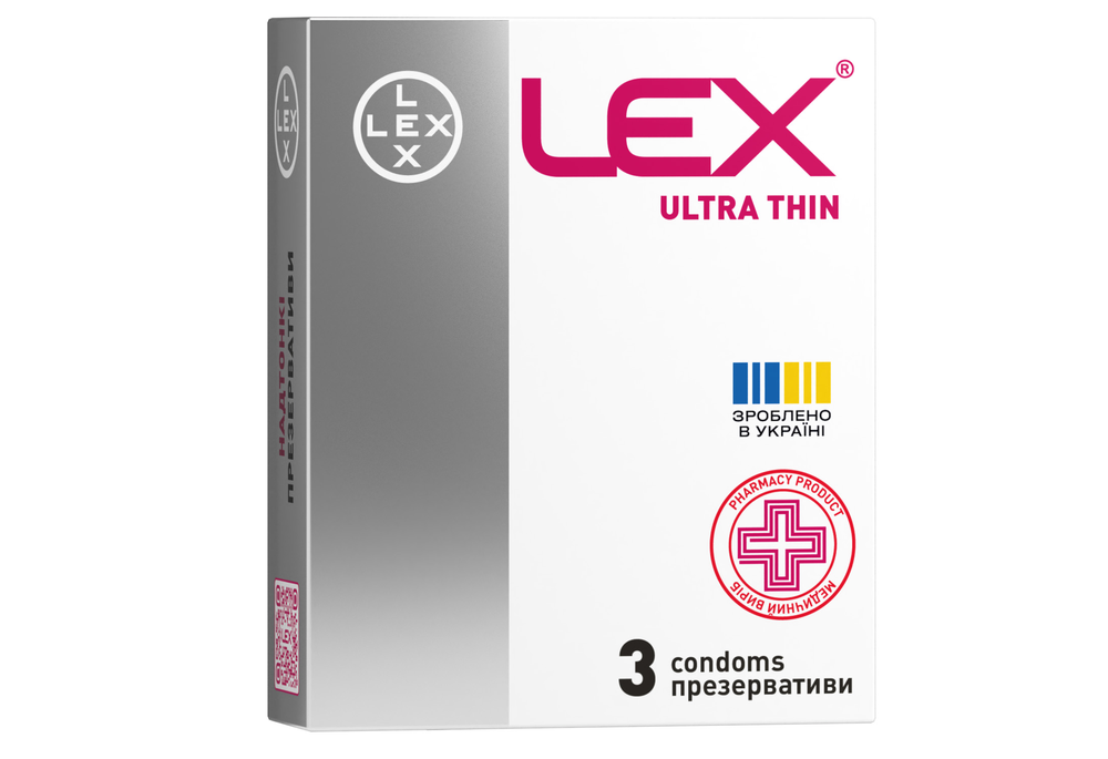 Lex Ultra thin ультра тонкі, 3 шт