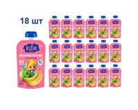 Пюре фруктове Elfik Magic яблуко-банан, 100 г (18 шт)