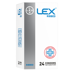 LEX Ribbed з ребрами, 24 шт, пом'ята упаковка