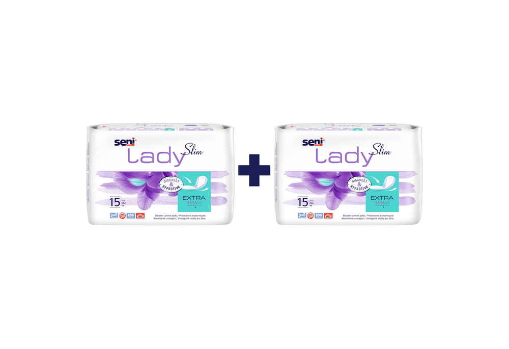 Прокладки урологічні Seni Lady Slim extra, 15 шт (1+1)