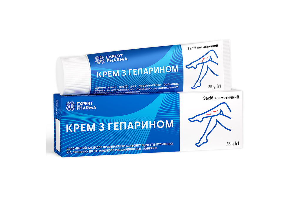 Крем з гепарином ЕХPERT PHARMA, 25 г у тубі