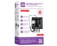 Тонометр 2B МС-50 механічний з вбудованим стетоскопом, пом'ята упаковка