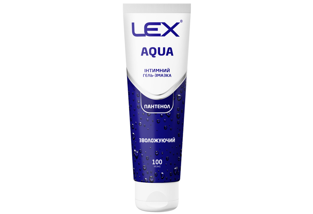 Гель Lex Aqua зволожуючий з пантенолом (лубрикант), 100 мл