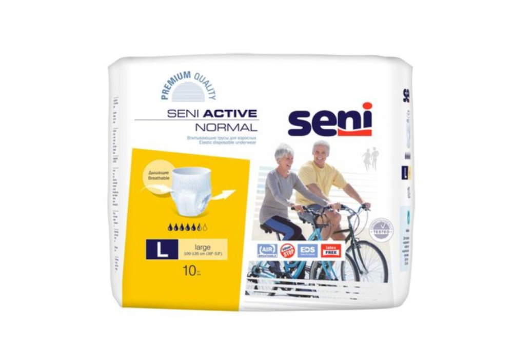 Труси поглинаючі для дорослих Seni Active Normal large, 10 шт