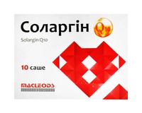Соларгін Q10 порошок в саше для підтримки серцево-судинної системи, покращення роботи печінки, нирок та передміхурової залози, 10 шт