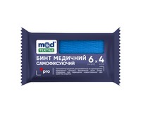 Бинт медичний MedTextile самофіксуючий 6 см х 4 м (синій)