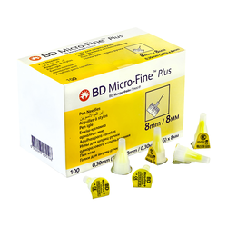 Голки для шприц-ручки BD Micro-Fine Plus 30G (0.30 x 8.0 мм), 100 шт