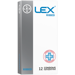 LEX Ribbed з ребрами, 12 шт (пом'ята упаковка)