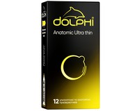 Dolphi Anatomic Ultra thin Анатомічні надтонкі, 12 шт, пом'ята упаковка