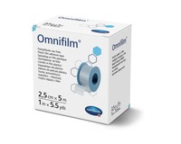 Пластир фіксуючий з прозорої плівки Omnifilm 2,5 см х 5 м, 1шт