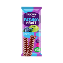 Пастила фруктова "Kossa Fruit" із соком чорниці ТМ D.E.M.I., 15 г, 1 шт.