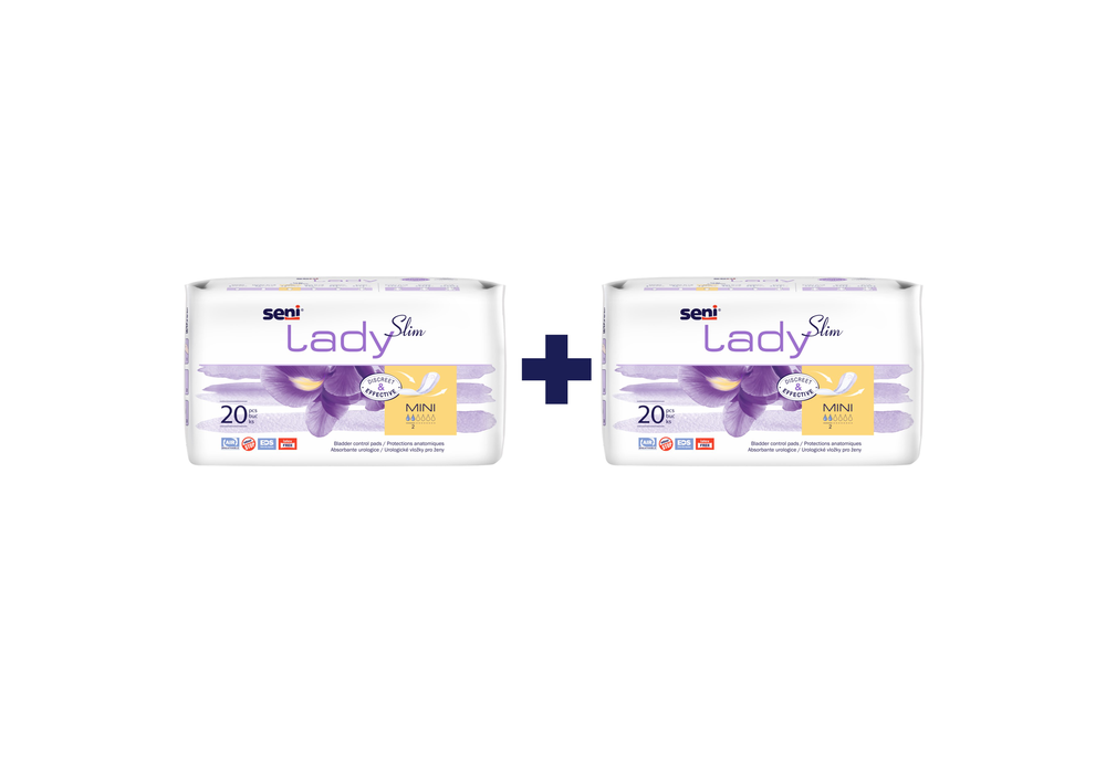 Прокладки урологічні Seni Lady Slim mini, 20 шт (1+1)