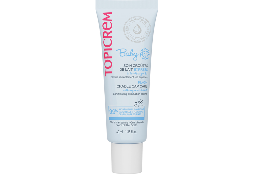 Молочко Topicrem Baby Cradle Flash Cap Care Експрес-догляд від молочних кірочок, 40 мл