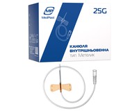 Канюля внутрішньовенна MP MedPlast тип метелик 25G, 100 шт