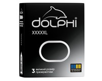Dolphi XXXXXL збільшеного розміру, 3 шт, пом'ята упаковка