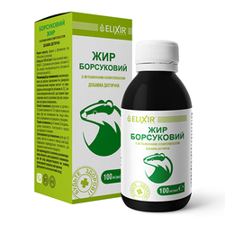 Борсуковий жир Elixir вітамінний комплекс по 100 мл у флак.