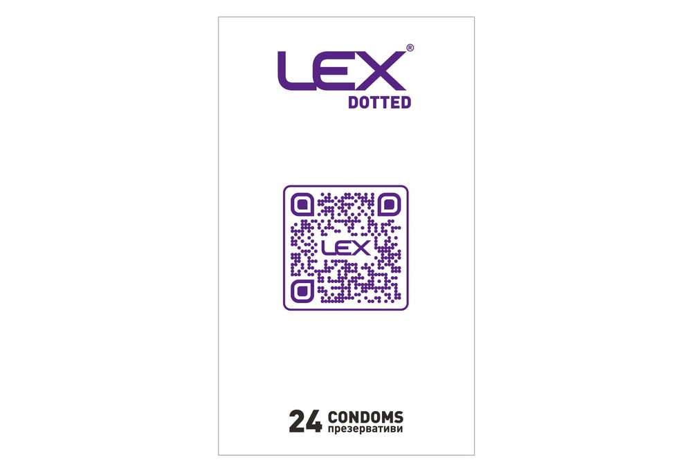 Lex Dotted з крапками, 24 шт (пом'ята упаковка)