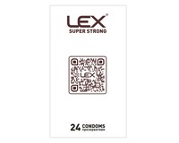 Набір Lex Super Strong підвищений рівень надійності, 24 шт + Гель Lex Super Strong регенеруючий 100 мл