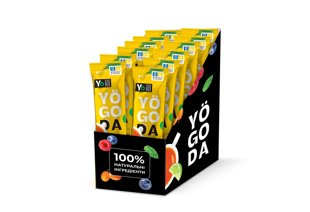 Чай YOGODA Цитрус (концентрат) стік 40 г, 12 шт