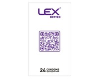 Набір Lex Dotted з крапками, 24 шт + Гель Lex Strawberry з ароматом полуниці та пантенолом, 100 мл