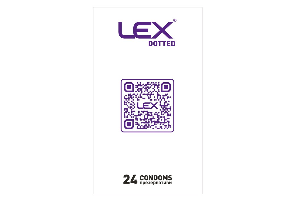 Набір Lex Dotted з крапками, 24 шт + Гель Lex Strawberry з ароматом полуниці та пантенолом, 100 мл