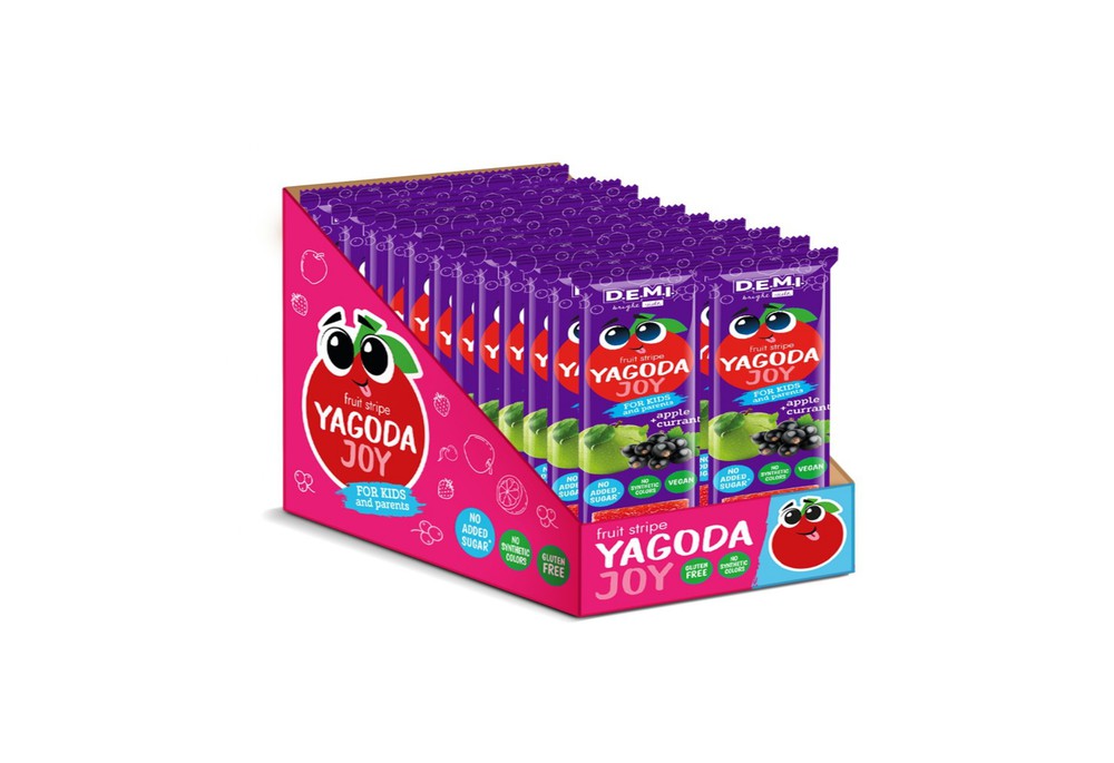 Пастила фруктова "Fruit Monsters" із соком смородини ТМ D.E.M.I., 15 г, 10 шт.