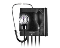 Тонометр 2B МС-50 механічний з вбудованим стетоскопом, пом'ята упаковка