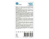 Набір LEX Ribbed з ребрами, 24 шт + Гель Lex Strawberry з ароматом полуниці та пантенолом, 100 мл
