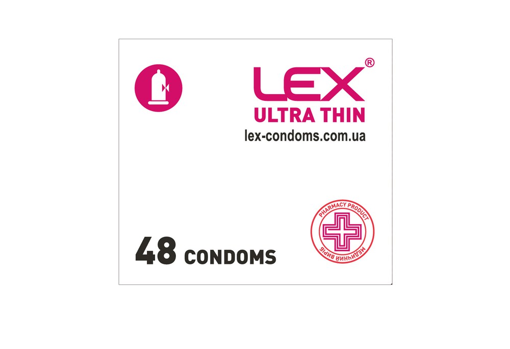 Lex Ultra thin ультра тонкі, 48 шт (пом'ята упаковка)