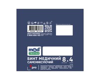 Бинт медичний MedTextile самофіксуючий 8 см х 4 м (синій)